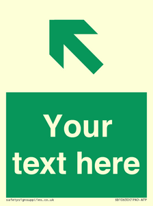 Custom Safe condition: Green Up left arrow